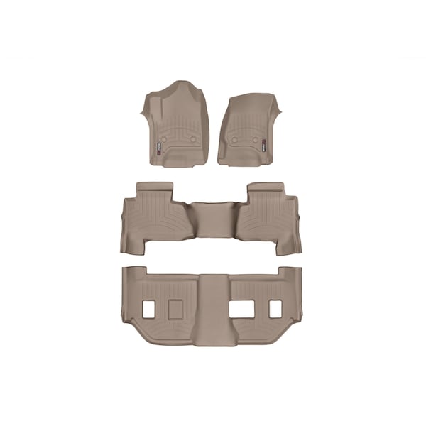 Weathertech Front, Rear, and Rear Floorliners, 45607-1-8-9 45607-1-8-9 - main